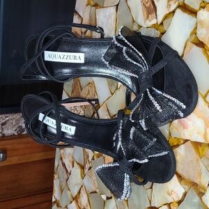 Aquazzura embellished suede sandal